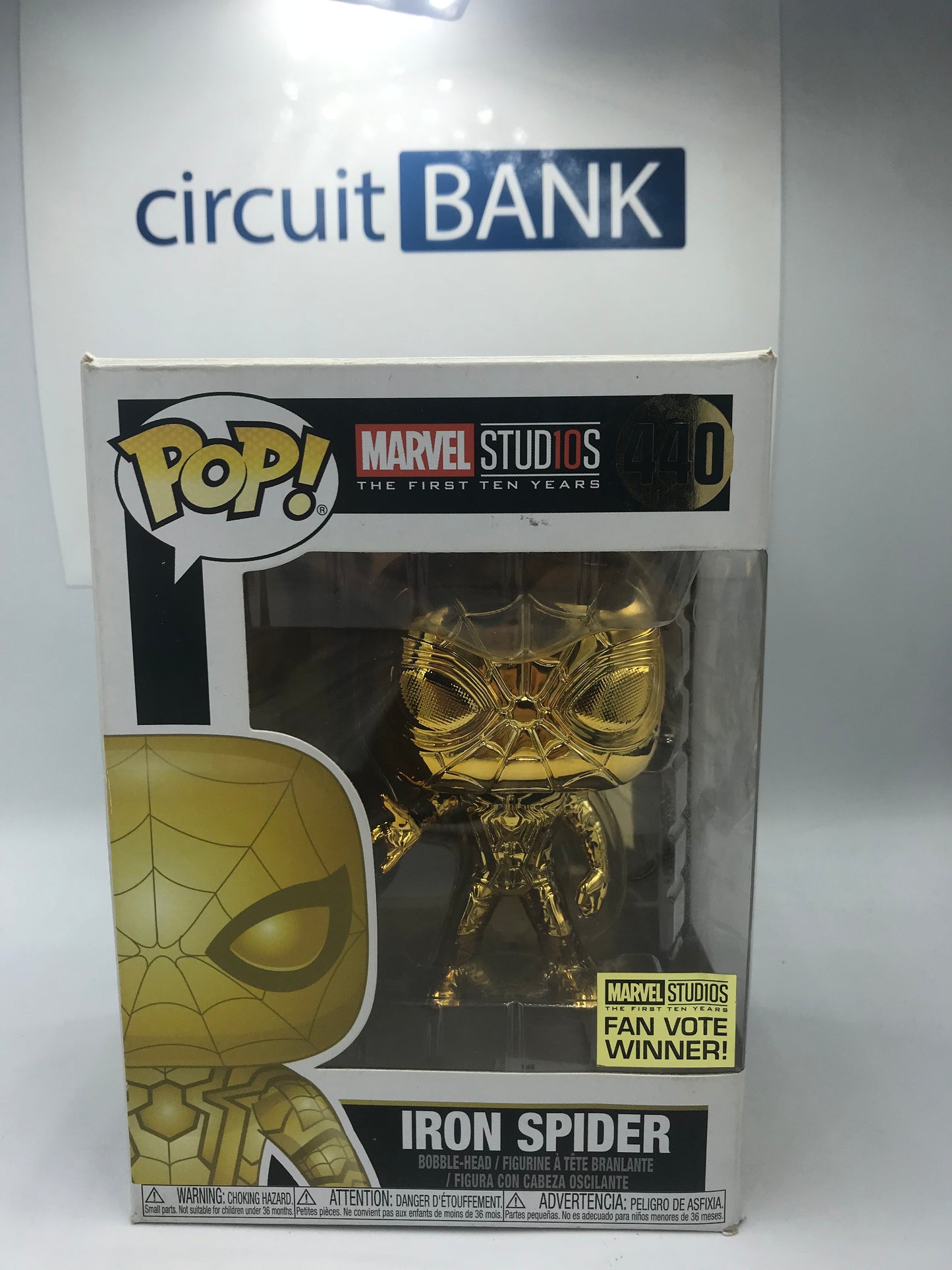 Funko Pop Iron Spider No.440 (Producto Unico)