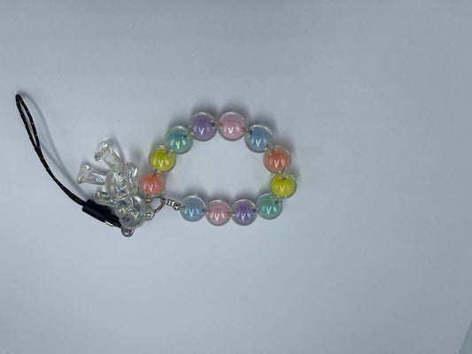 Pulsera de Cuentas con Oso para Celular
