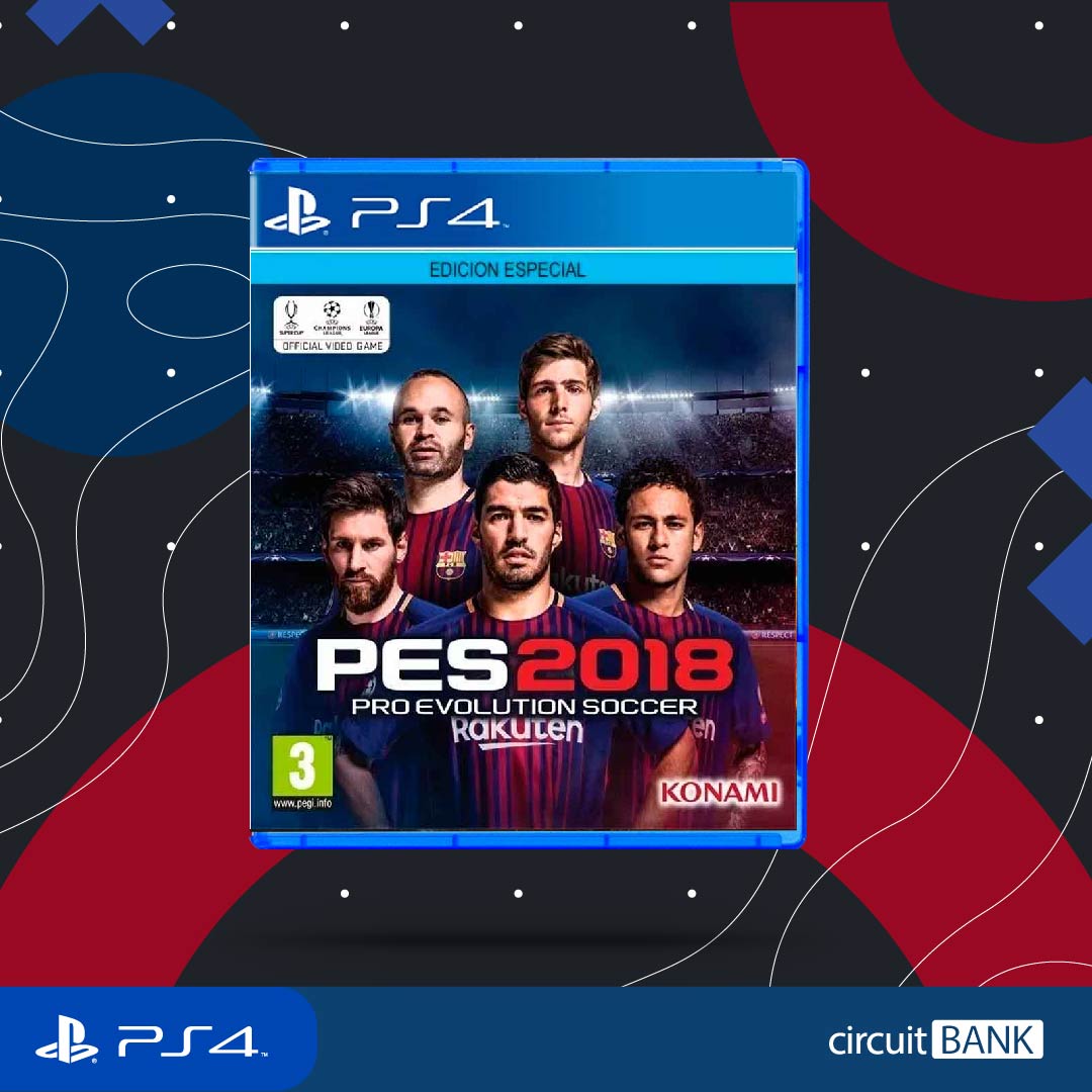 Videojuego PES Pro Evolution Soccer 2018 PS4 (Producto Único) – CircuitBank