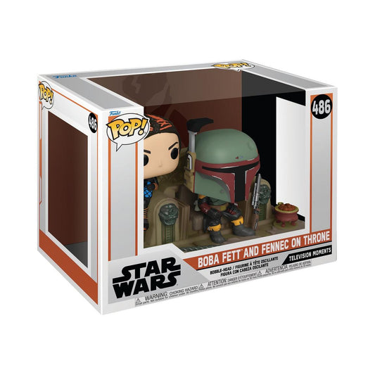 Funko Pop Boba Fett And Fennec On Throne N. 486 (Producto Único)