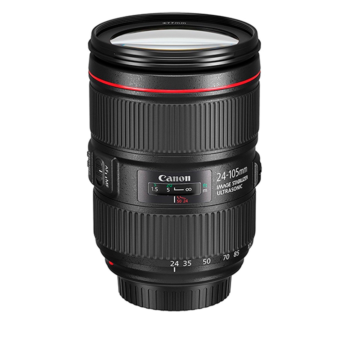 Lente Canon Zoom EF 24-105mm 1:4 L IS USM (Producto Único)