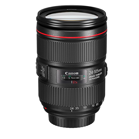 Lente Canon Zoom EF 24-105mm 1:4 L IS USM (Producto Único)