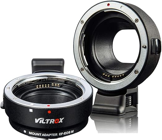 VILTROX EF-EOS M Adaptador de lente Canon m50  (Producto Unico)