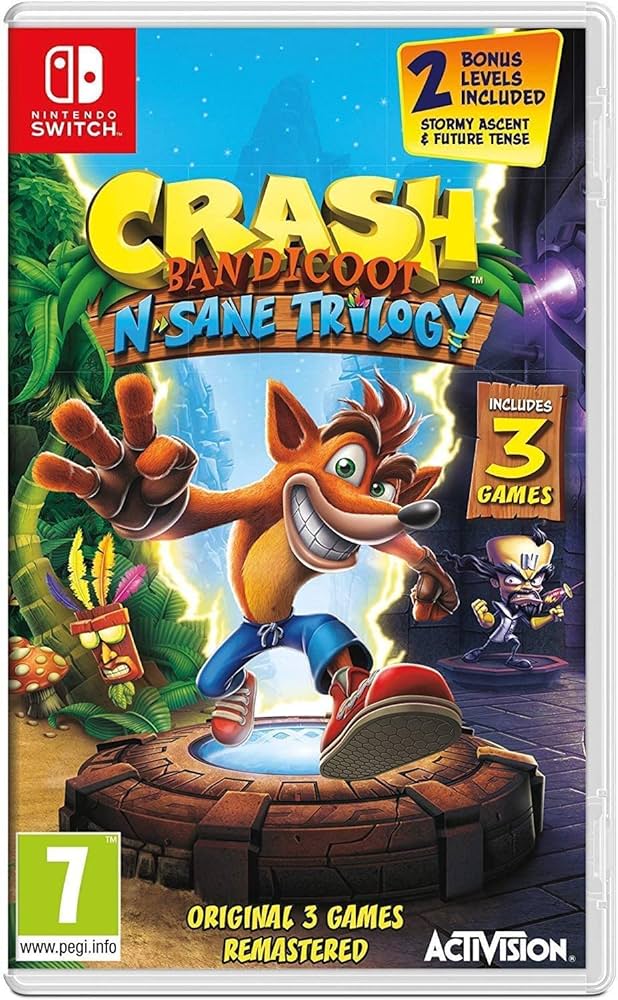 Videojuego Crash Bandicoot: N Sane Trilogy Nintendo Switch (Producto Unico)