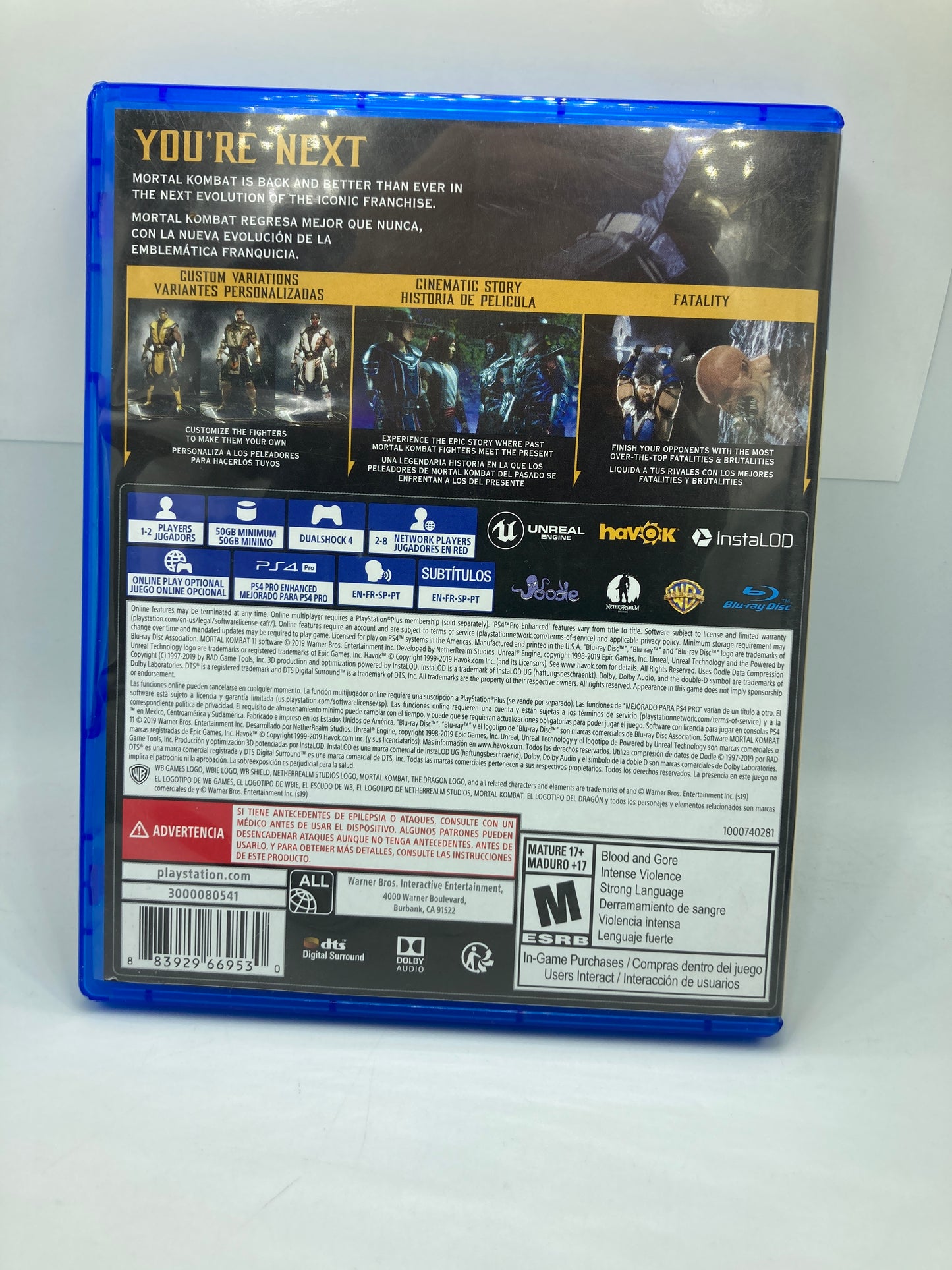 Videojuego - Mortal Kombat 11 (Producto Unico)