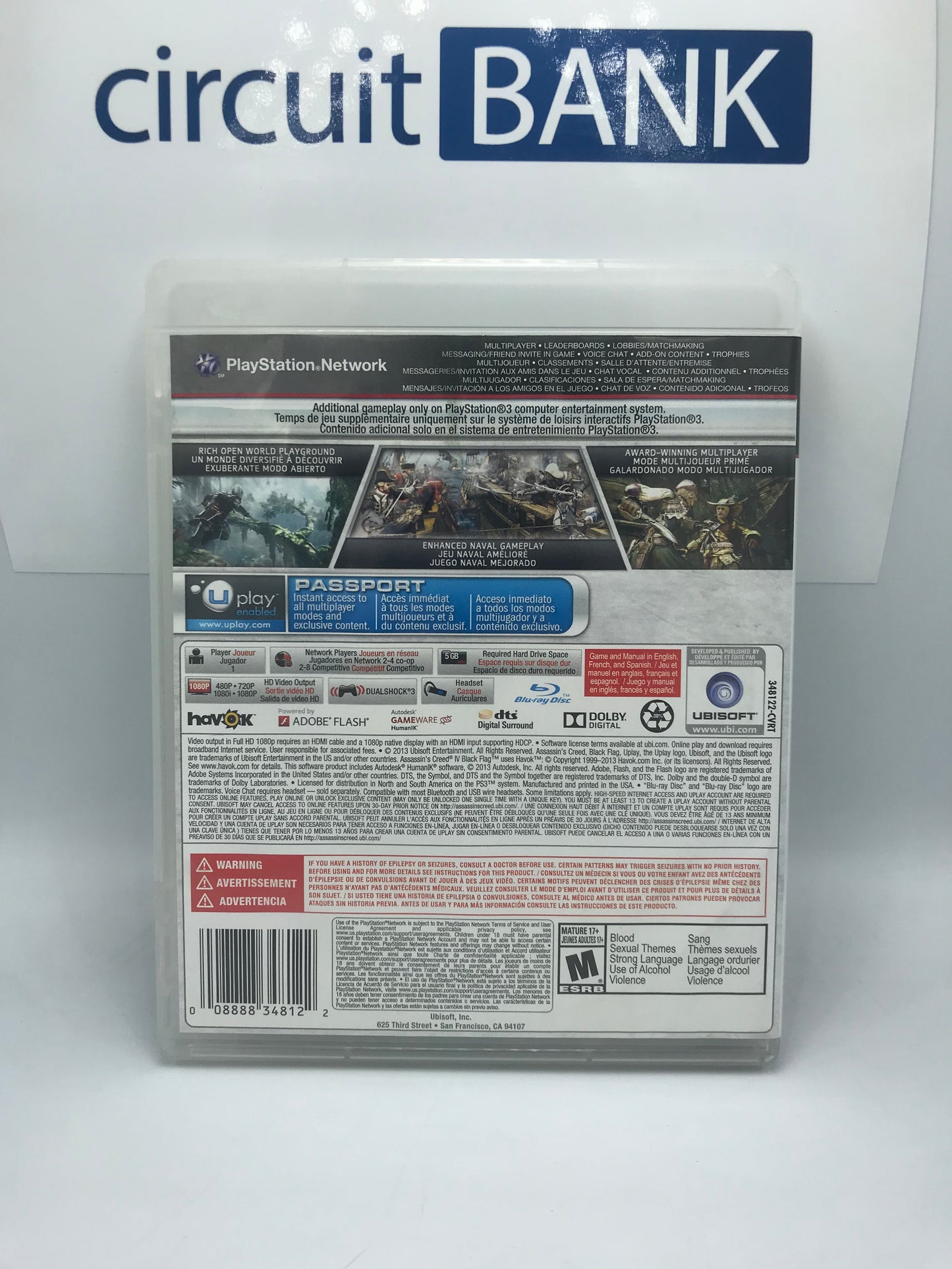 Juego para PlayStation 3 ASSASSIN´S Creed IV Black Flag (Producto Unico)