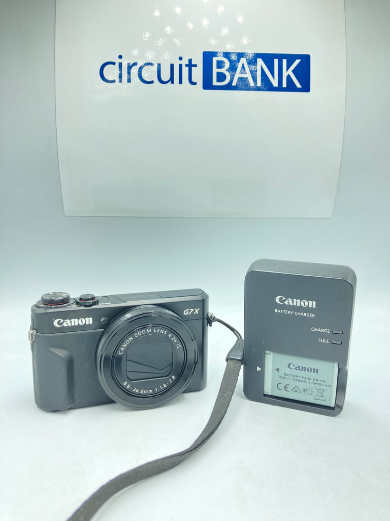 Canon Power Shot G7X Mark2 Cámara negra Canon Powershot G7x Mark