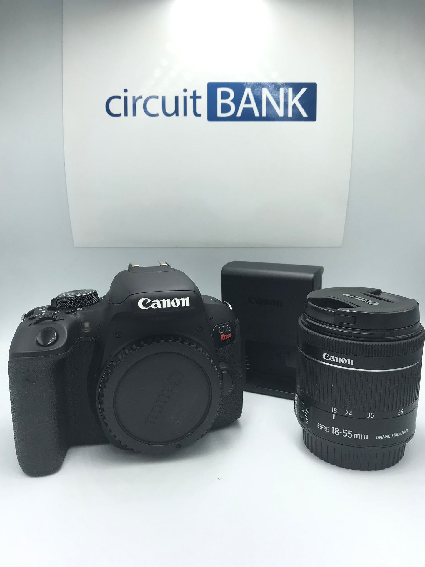 Canon EOS Rebel T7i + EF-S 18-55mm IS STM (Producto Unico)