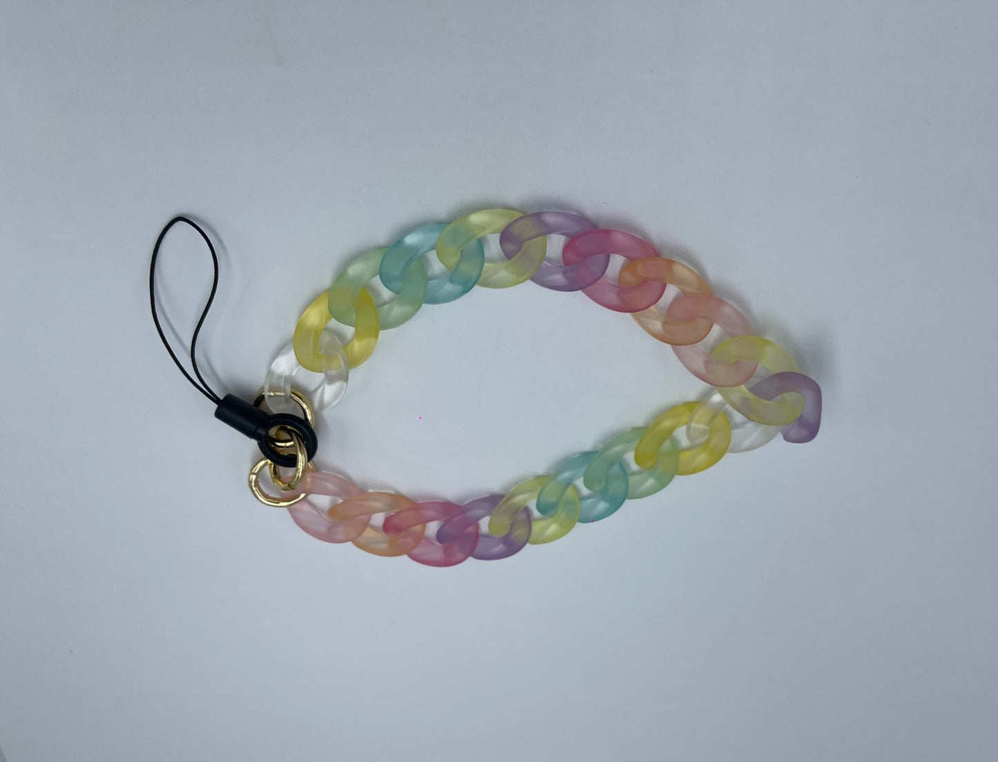 Cadena de Acrílico Multicolor para Celular