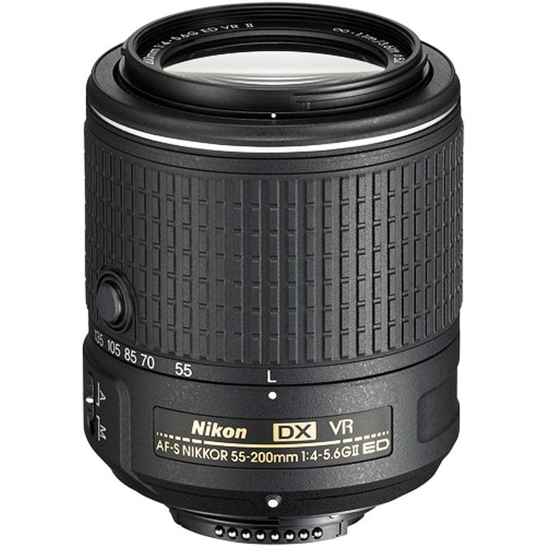 Lente Nikon AF-S 55-200mm 1:4-5.6G II ED (Producto Unico)