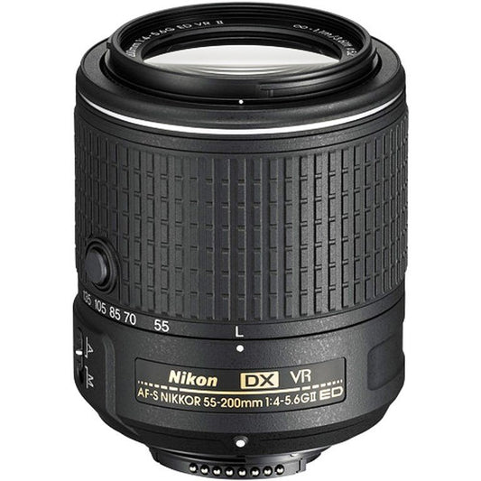 Lente Nikon AF-S 55-200mm 1:4-5.6G II ED (Producto Unico)