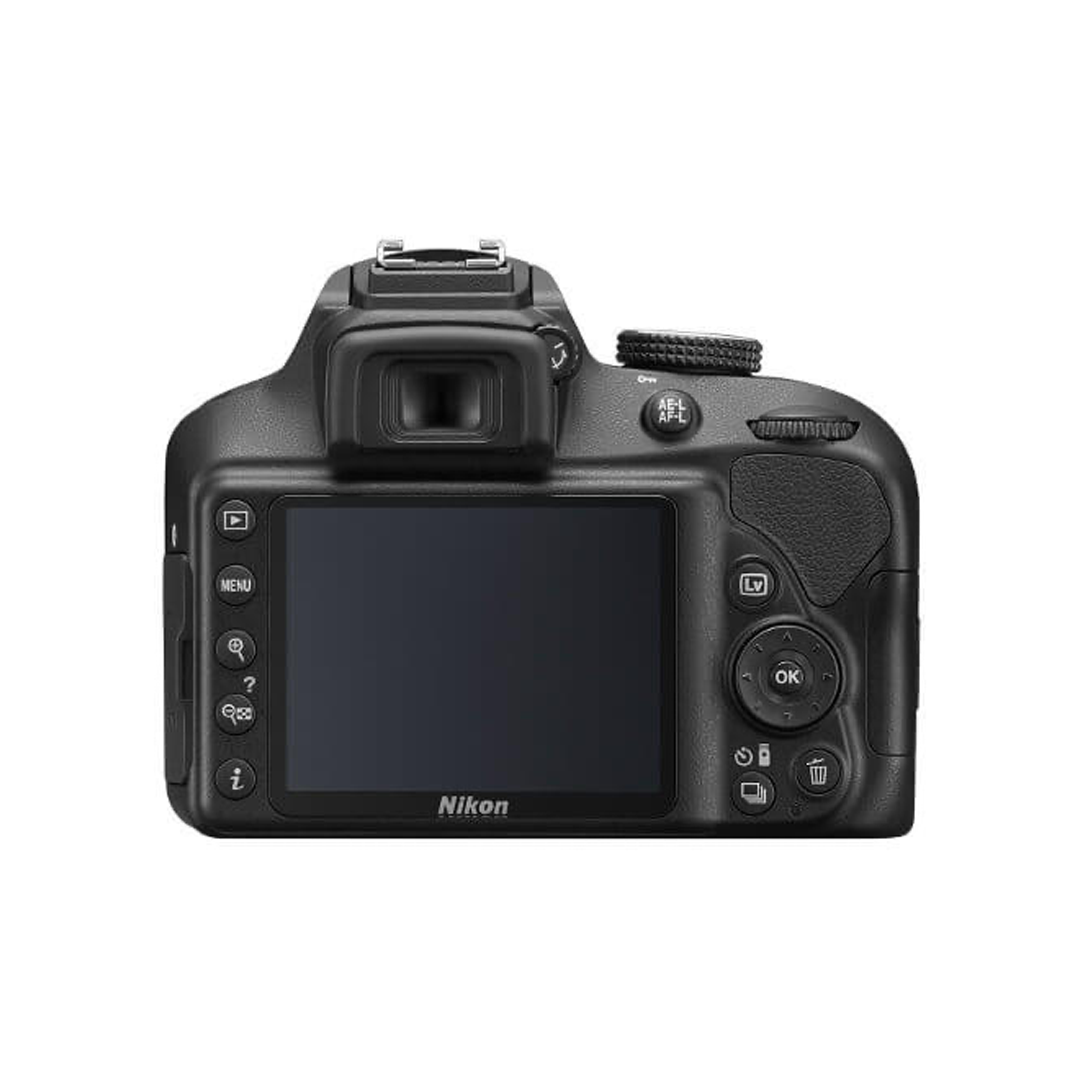 Cámara Nikon D3400 con lente AF-P DX NIKKOR 18-55mm VR Kit