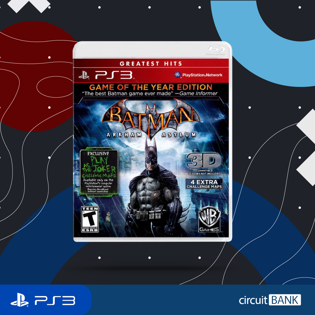 Videojuego Batman: Arkham Asylum Game of The Year Edition