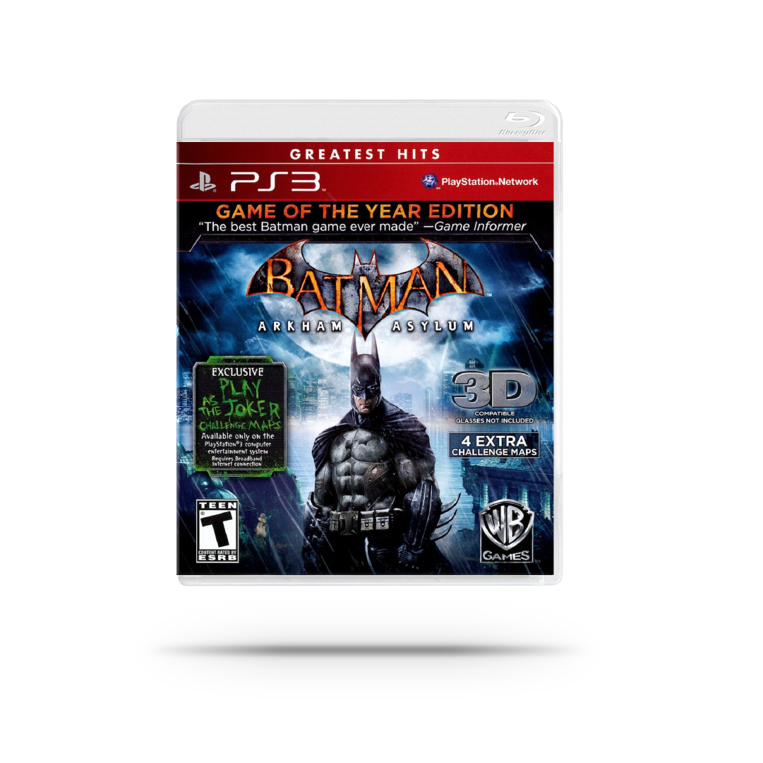 Videojuego Batman: Arkham Asylum Game of The Year Edition