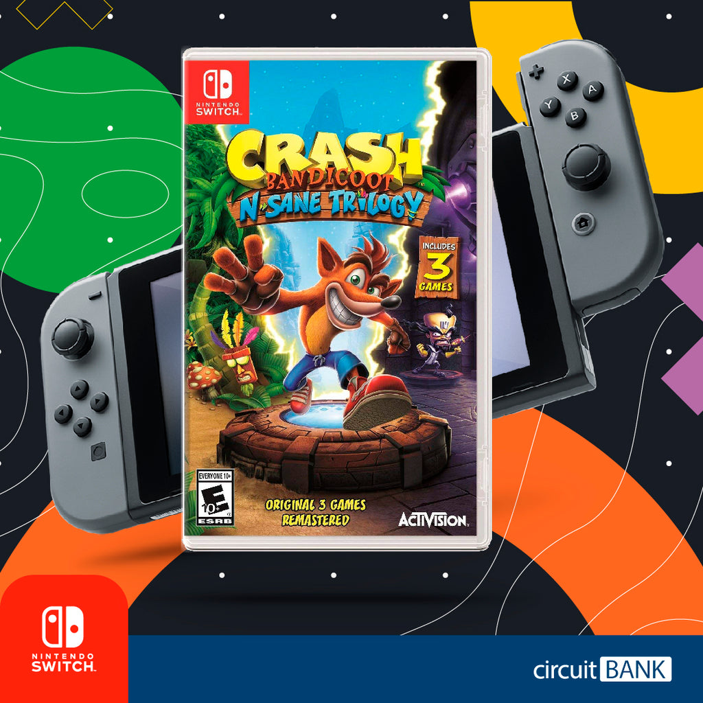 Crash Bandicoot N. Sane Trilogy en Nintendo Switch frente a la