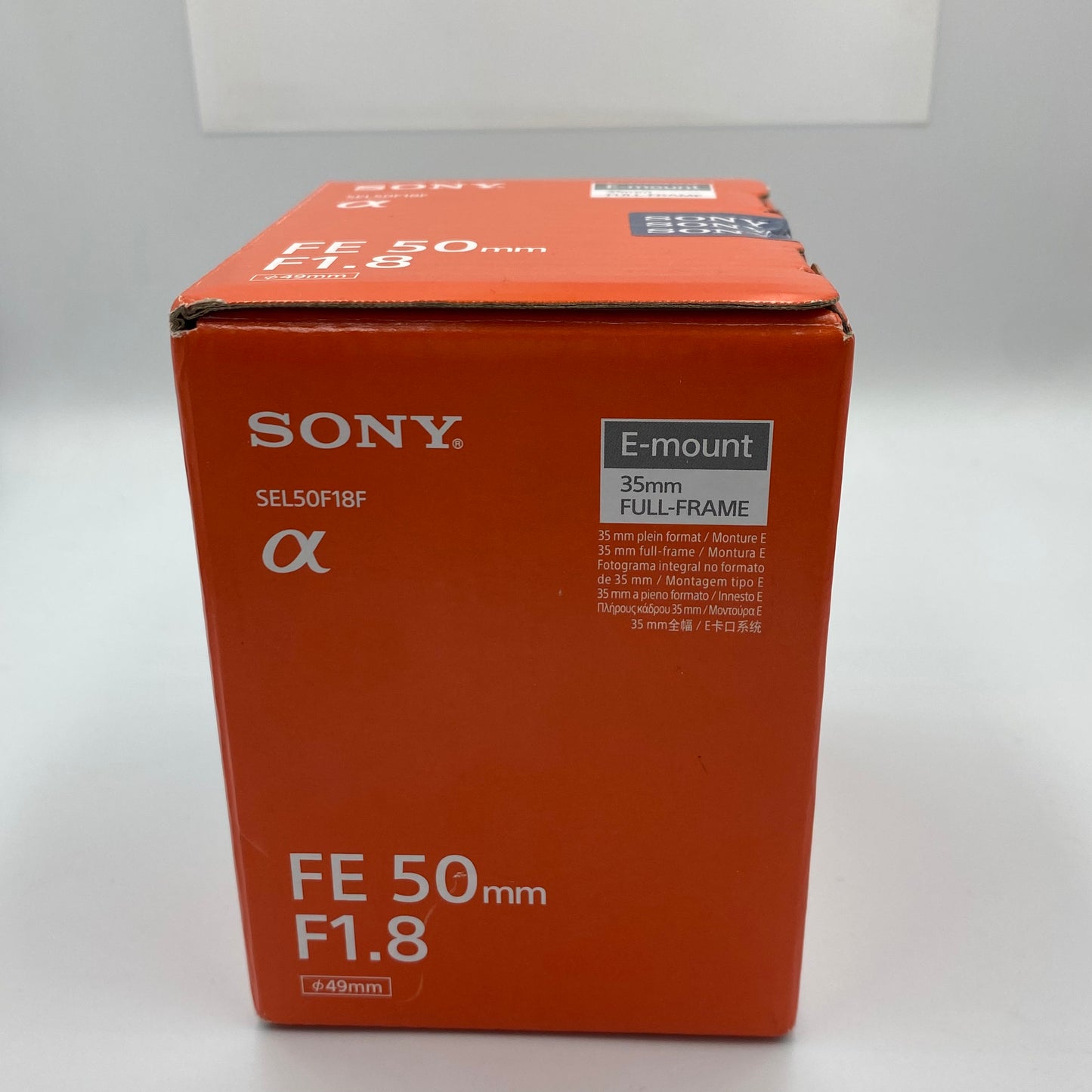 Lente Sony FE 50mm (SEL50F18F) (Producto Unico)