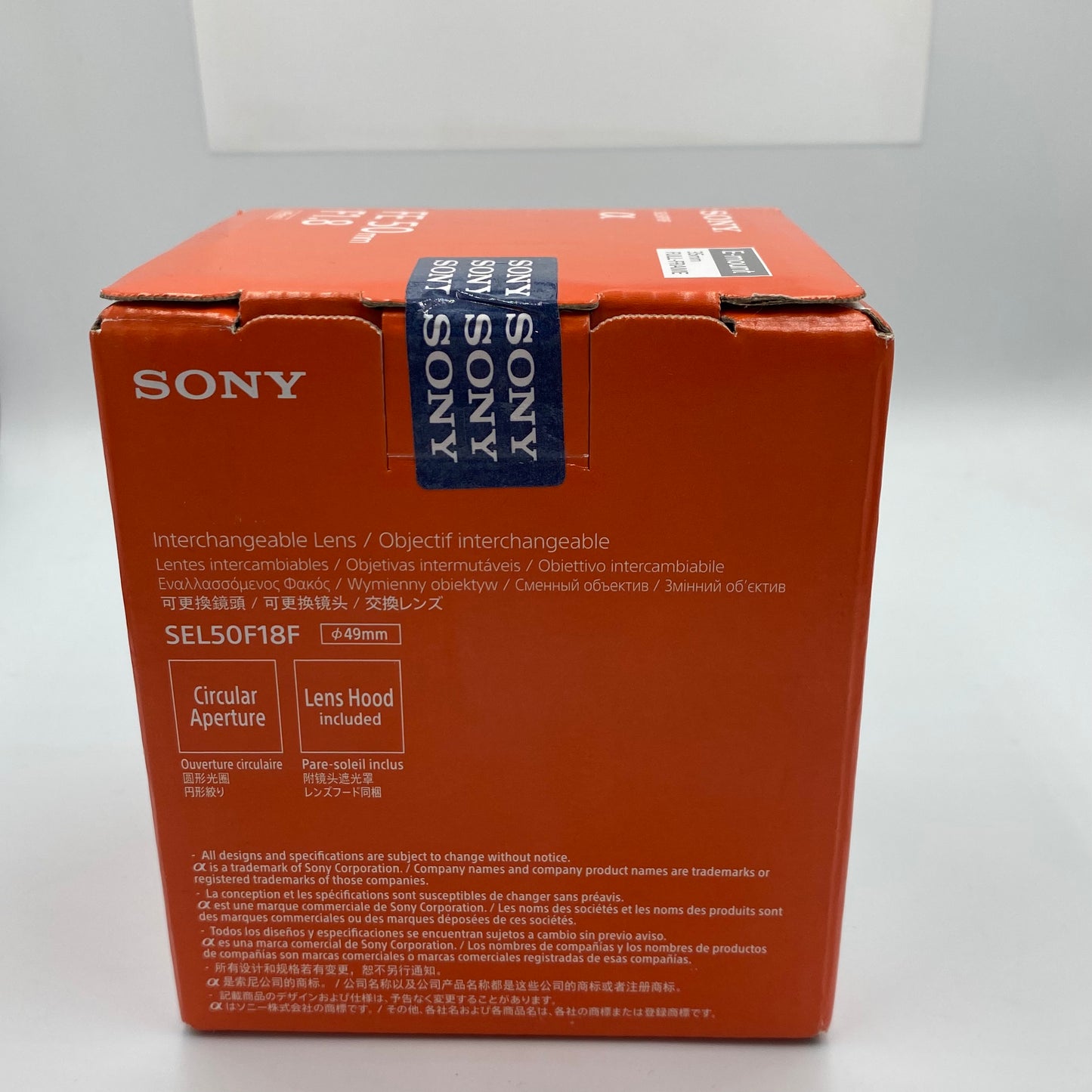 Lente Sony FE 50mm (SEL50F18F) (Producto Unico)