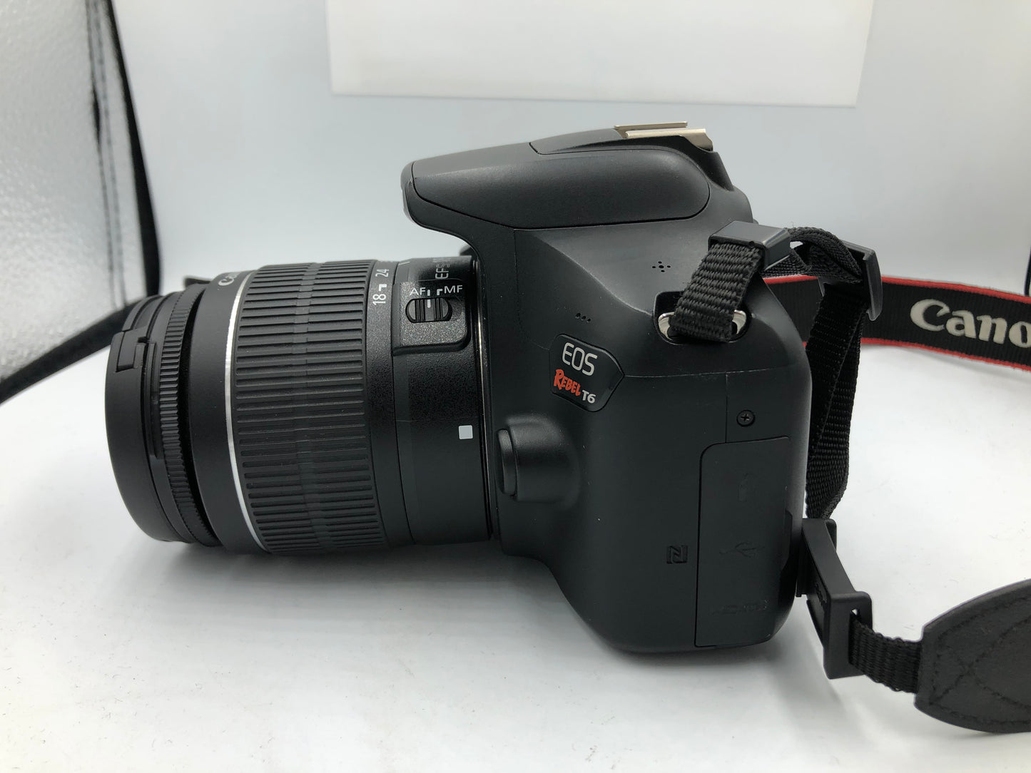 Camara Canon T6 + 18-55mm lll (Producto Unico)