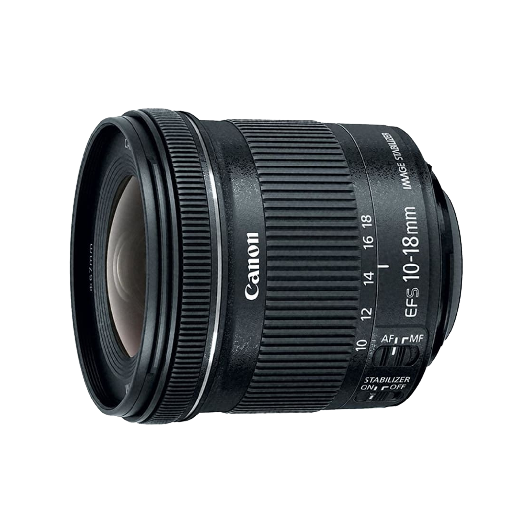 Lente Canon EFS 10-18mm f/4.5-5.6 IS STM