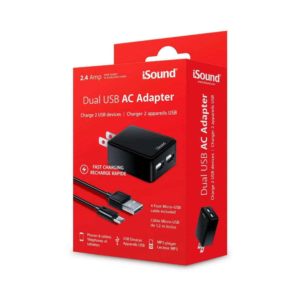 Adaptador iSound USB dual (2.4 Amp)
