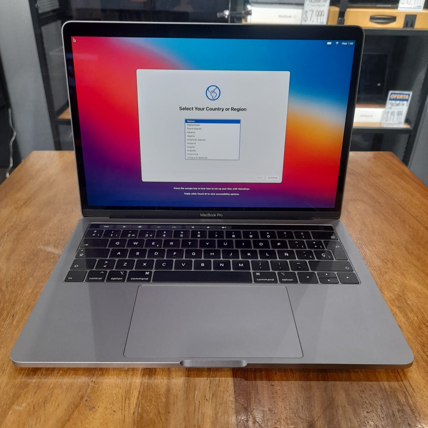 Macbook Pro 13" 2019 8ram/128ssd (Producto Único )