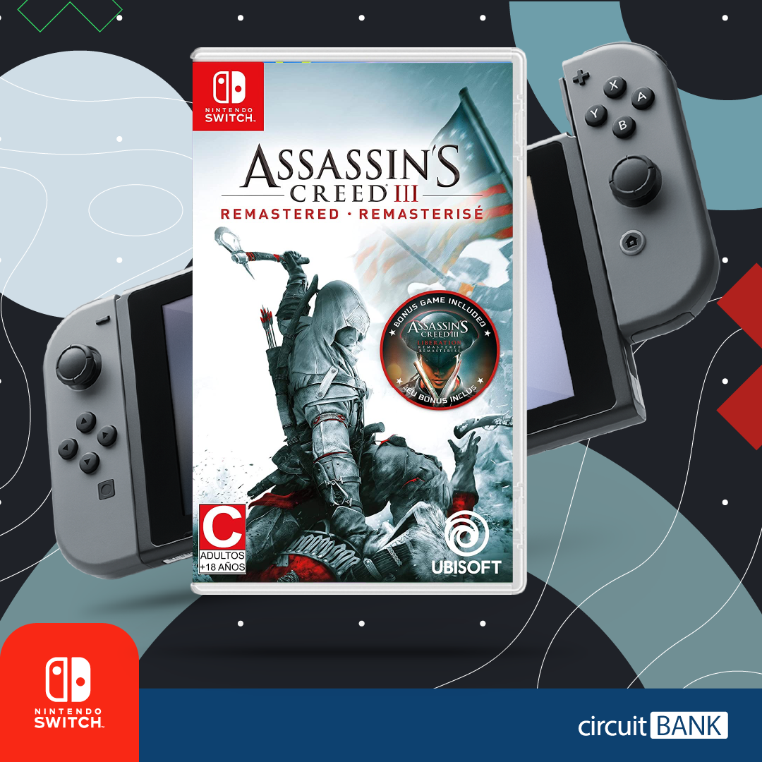 Videojuego Assassin's Creed III Remastered Nintendo Switch (Producto Único)